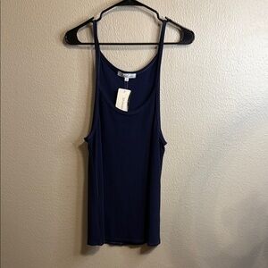 Red Haite Navy Blue Tank Top SZ M